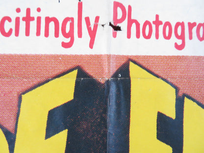 ESCAPE FROM FORT BRAVO FOLDED US ONE SHEET POSTER WILLIAM HOLDEN E. PARKER 1962 Rendezvous Cinema Movie posters