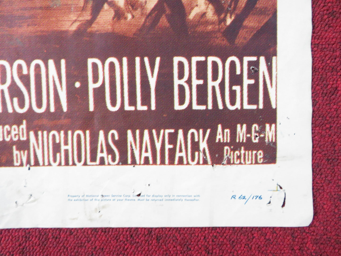 ESCAPE FROM FORT BRAVO FOLDED US ONE SHEET POSTER WILLIAM HOLDEN E. PARKER 1962 Rendezvous Cinema Movie posters