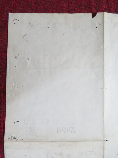 ESCAPE FROM FORT BRAVO FOLDED US ONE SHEET POSTER WILLIAM HOLDEN E. PARKER 1962 Rendezvous Cinema Movie posters