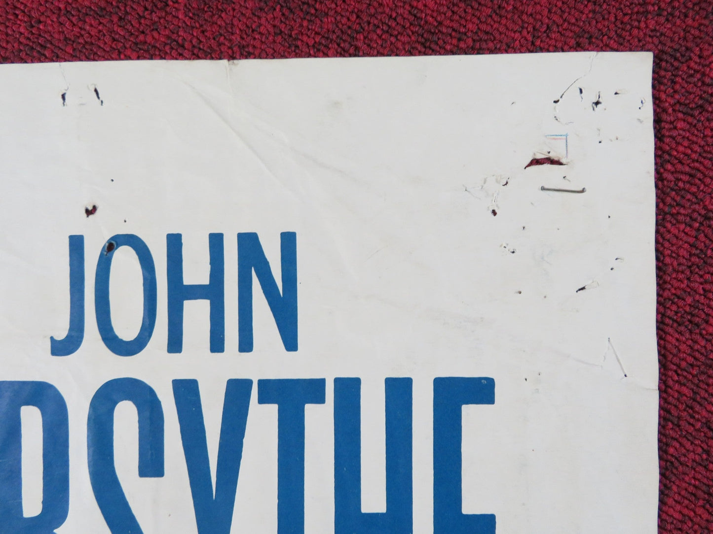 ESCAPE FROM FORT BRAVO FOLDED US ONE SHEET POSTER WILLIAM HOLDEN E. PARKER 1962 Rendezvous Cinema Movie posters