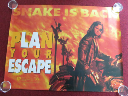 ESCAPE FROM L.A. UK QUAD (30"x 40") ROLLED POSTER KURT RUSSELL BUSCEMI 1996 Rendezvous Cinema Movie posters