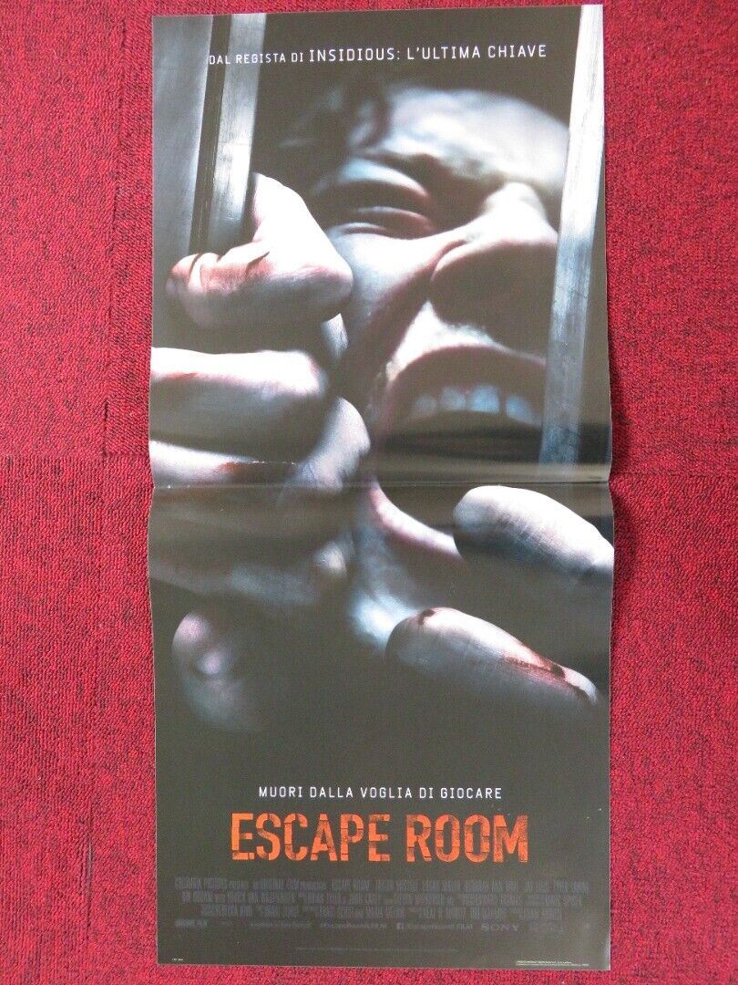 ESCAPE ROOM ITALIAN LOCANDINA (26.5"x12.5") POSTER TAYLOR RUSSELL 2019 - Rendezvous Cinema