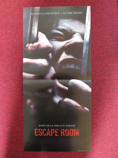 ESCAPE ROOM ITALIAN LOCANDINA POSTER TAYLOR RUSSELL LOGAN MILLER 2019 Rendezvous Cinema Movie posters