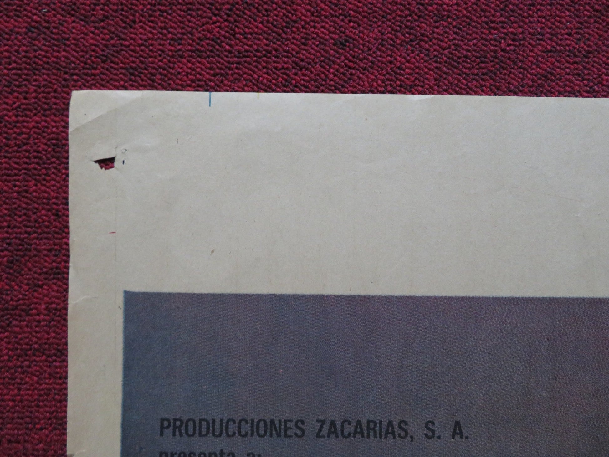 ESPERAME EN SIBERIA VIDA MIA FOLDED MEXICAN POSTER MAURICIO GARCES 1971 Rendezvous Cinema Movie posters