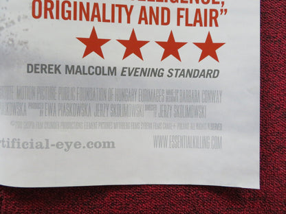 ESSENTIAL KILLING UK QUAD POSTER FOLDED VINCENT GALLLO 2010 Rendezvous Cinema Movie posters