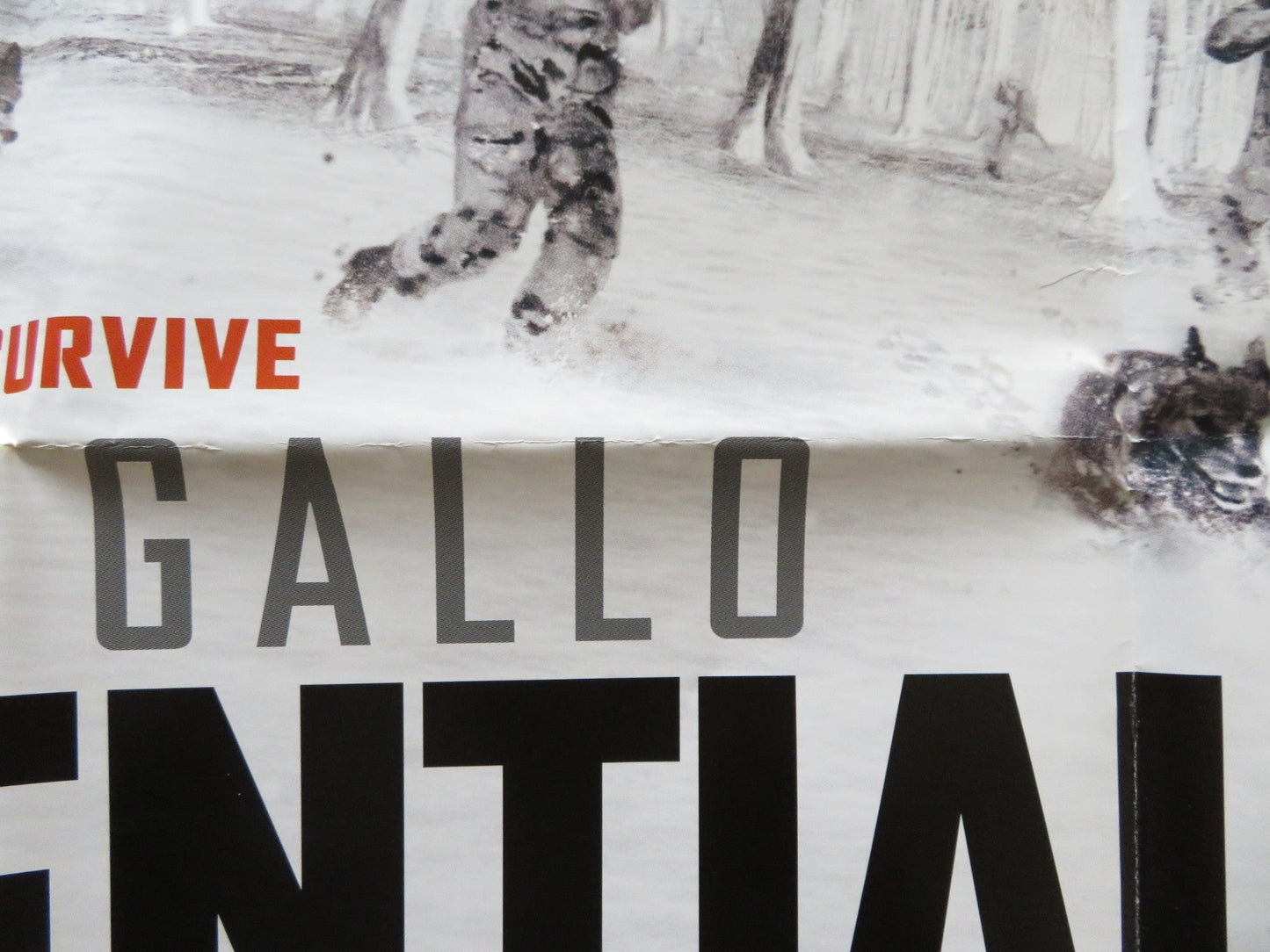 ESSENTIAL KILLING UK QUAD POSTER FOLDED VINCENT GALLLO 2010 Rendezvous Cinema Movie posters