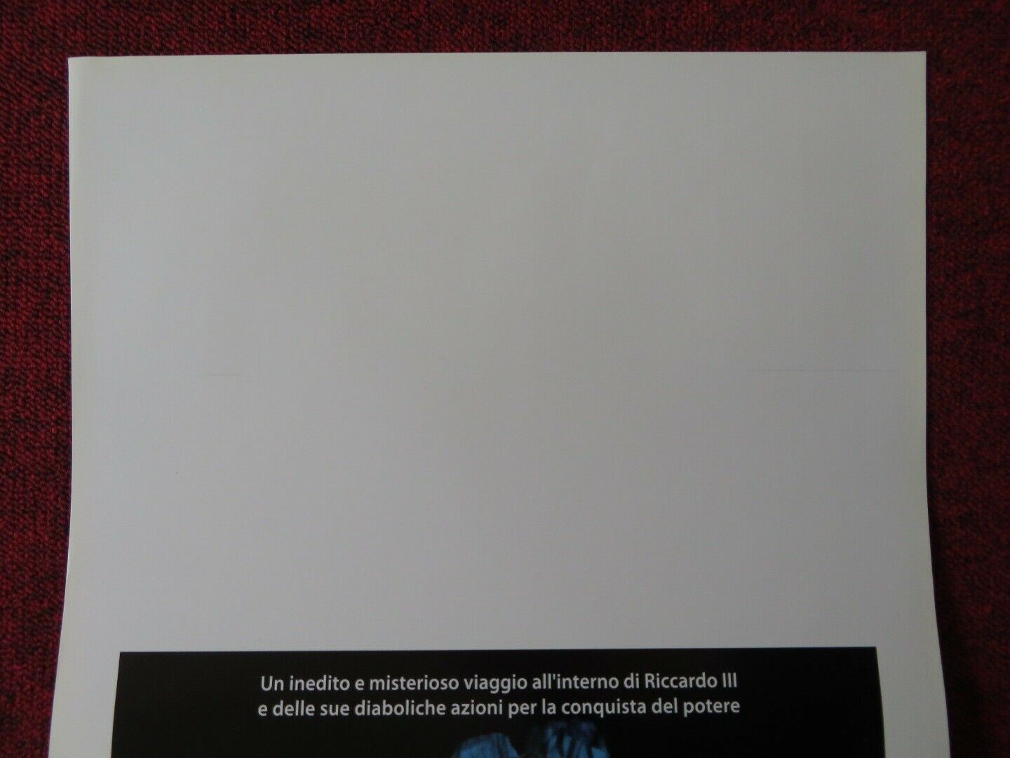 ESSERE RICCARDO ...E GLI ALTRI ITALIAN LOCANDINA (27.5"x13") POSTER 2013 Movie posters