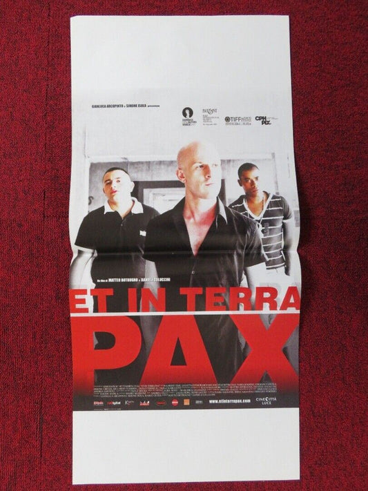 ET IN TERRA PAX ITALIAN LOCANDINA (26.5"x12.5") POSTER MAURIZIO TESEI 2010 Movie posters
