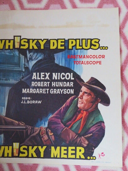 ET POUR UN WHISKY DE PLUS / Cavalca e uccidi BELGIUM (14"x 21") POSTER 1964 Movie posters