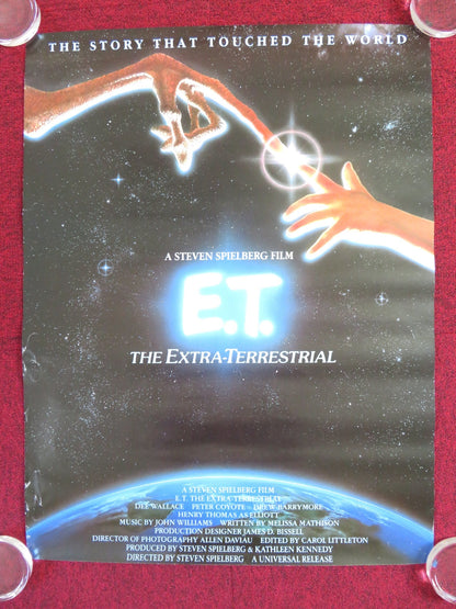E.T. THE EXTRA - TERRESTRIAL - B VHS VIDEO POSTER ROLLED SPIELBERG BARRYMORE 1982 Rendezvous Cinema Movie posters