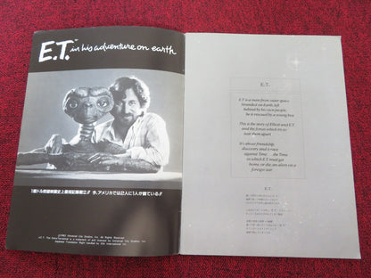 E.T. THE EXTRA - TERRESTRIAL JAPANESE BROCHURE / PRESS BOOK SPIELBERG 1982 Rendezvous Cinema Movie posters