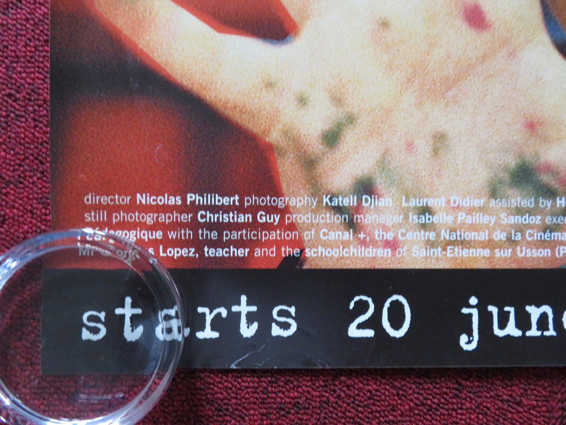 ETRE ET AVOIR / TO BE AND TO HAVE UK QUAD ROLLED POSTER GEORGES LOPEZ ALIZE 2002 Rendezvous Cinema Movie posters