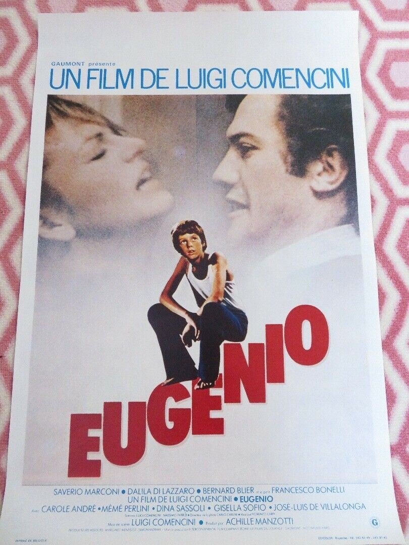EUGENIO BELGIUM (21.5"x14.5") POSTER SAVERIO MARCONI DALILA DI LAZZARO 1980 Movie posters