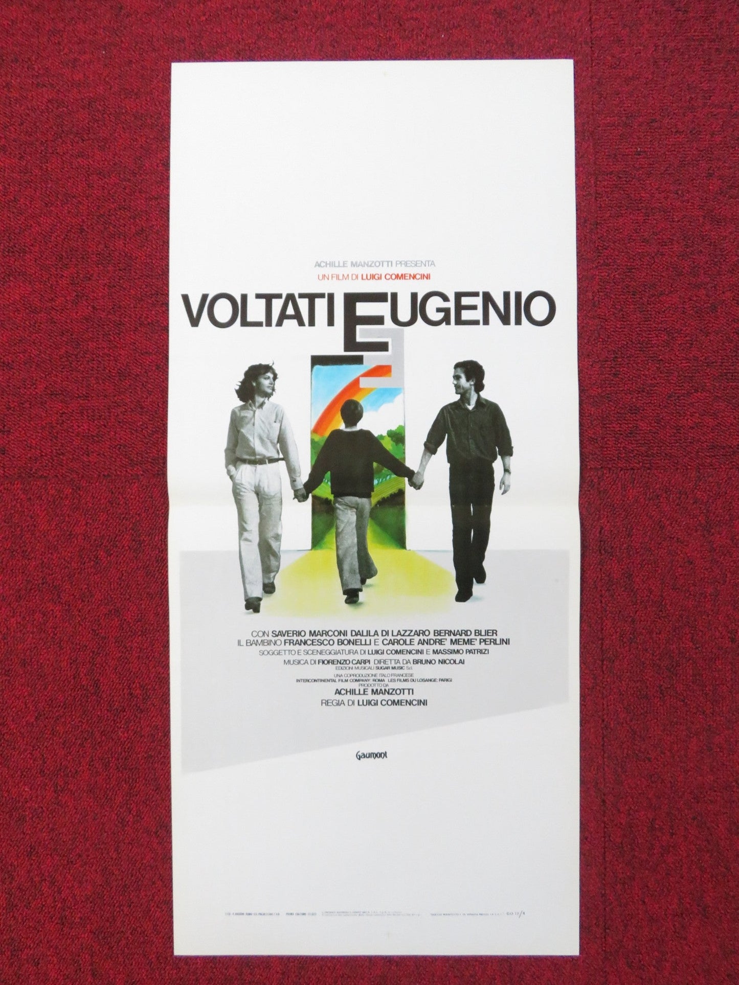 EUGENIO ITALIAN LOCANDINA POSTER SAVERIO MARCONI FRANCESCO BONELLI 1980 Rendezvous Cinema Movie posters