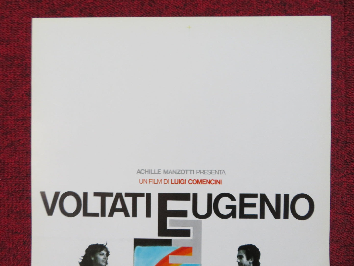 EUGENIO ITALIAN LOCANDINA POSTER SAVERIO MARCONI FRANCESCO BONELLI 1980 Rendezvous Cinema Movie posters
