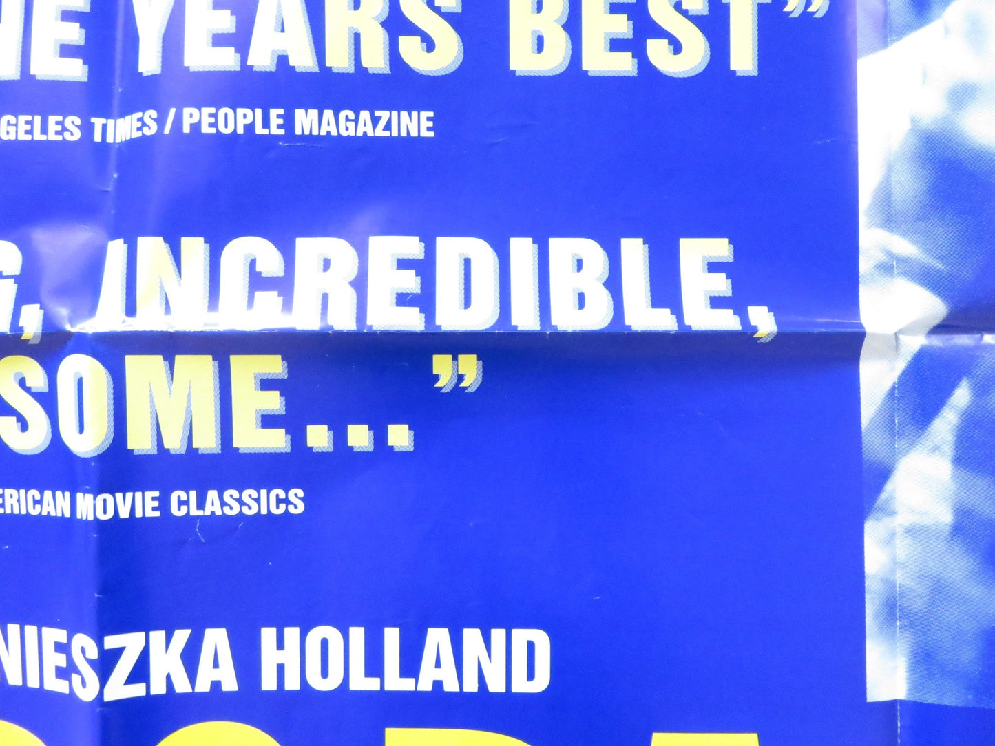 EUROPA EUROPA UK QUAD POSTER FOLDED MARCO HOFSCHNEIDER ANDREW WILMS 1990 Rendezvous Cinema Movie posters