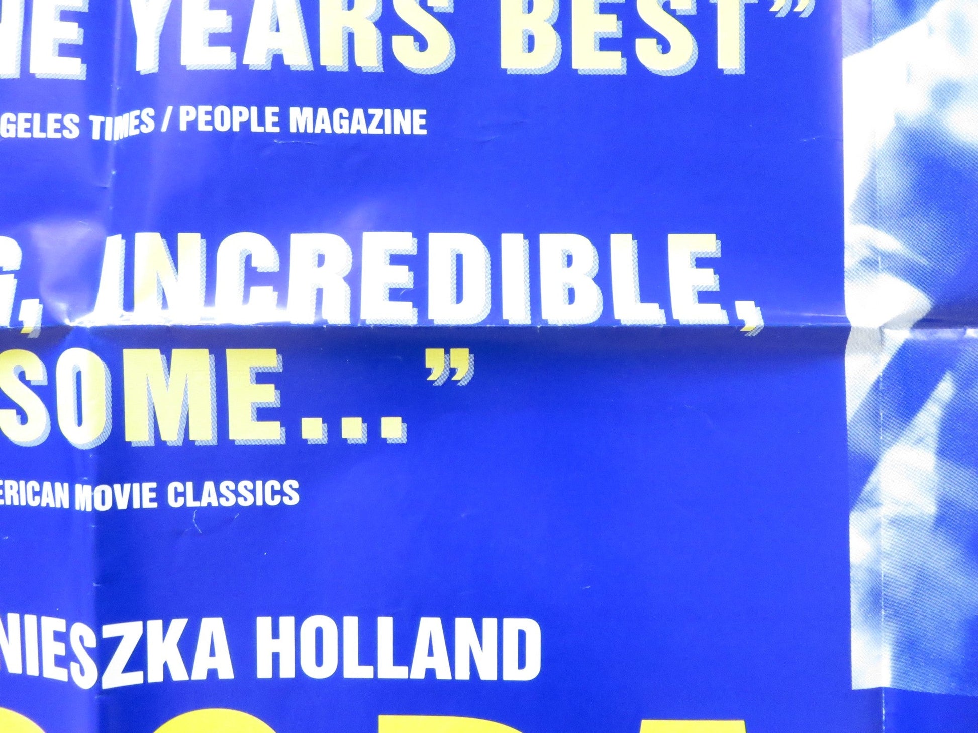 EUROPA EUROPA UK QUAD POSTER FOLDED MARCO HOFSCHNEIDER ANDREW WILMS 1990 Rendezvous Cinema Movie posters