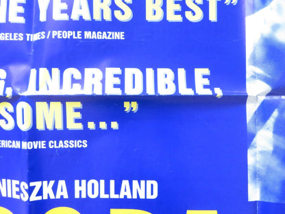 EUROPA EUROPA UK QUAD POSTER FOLDED MARCO HOFSCHNEIDER ANDREW WILMS 1990 Rendezvous Cinema Movie posters