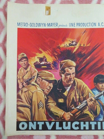 EVASION EN COREE/ THE YOUNG AND THE BRAVE BELGIUM (14"x 21") POSTER RORY CALHOUN Movie posters