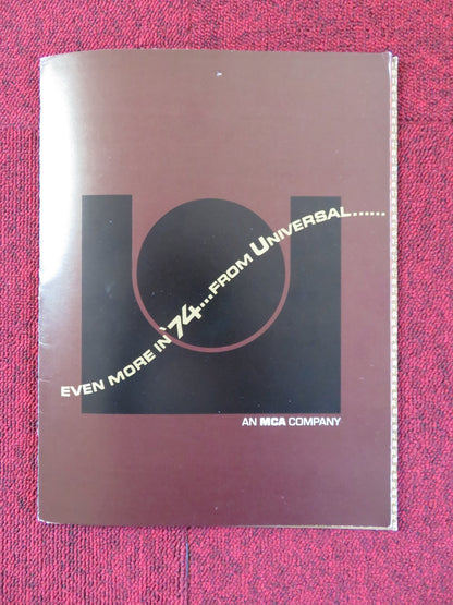 EVEN MORE IN '74... FROM UNIVERSAL - 1974 YEAR BOOK MCA UNIVERSAL PICTURES Rendezvous Cinema Movie posters