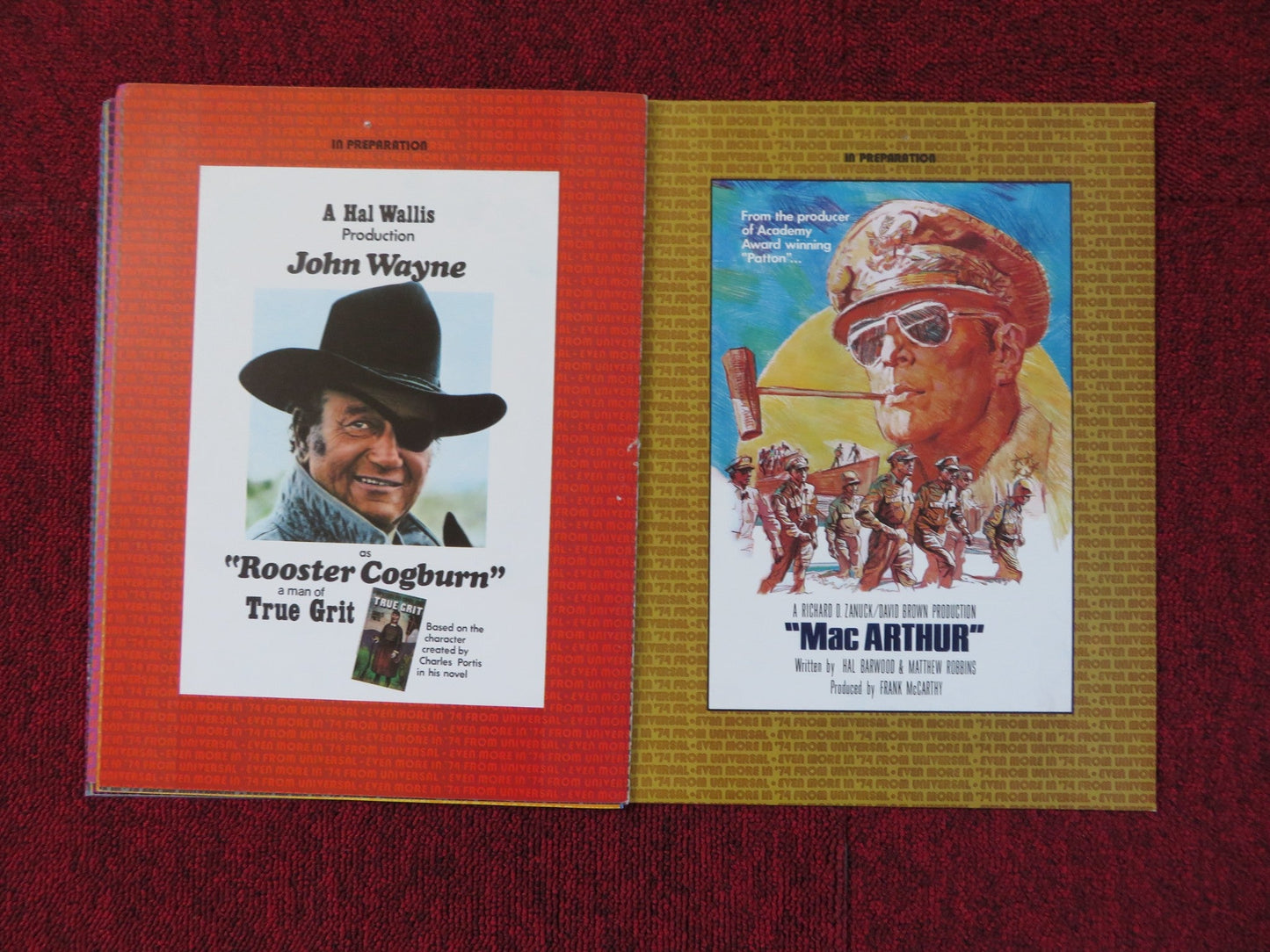 EVEN MORE IN '74... FROM UNIVERSAL - 1974 YEAR BOOK MCA UNIVERSAL PICTURES Rendezvous Cinema Movie posters