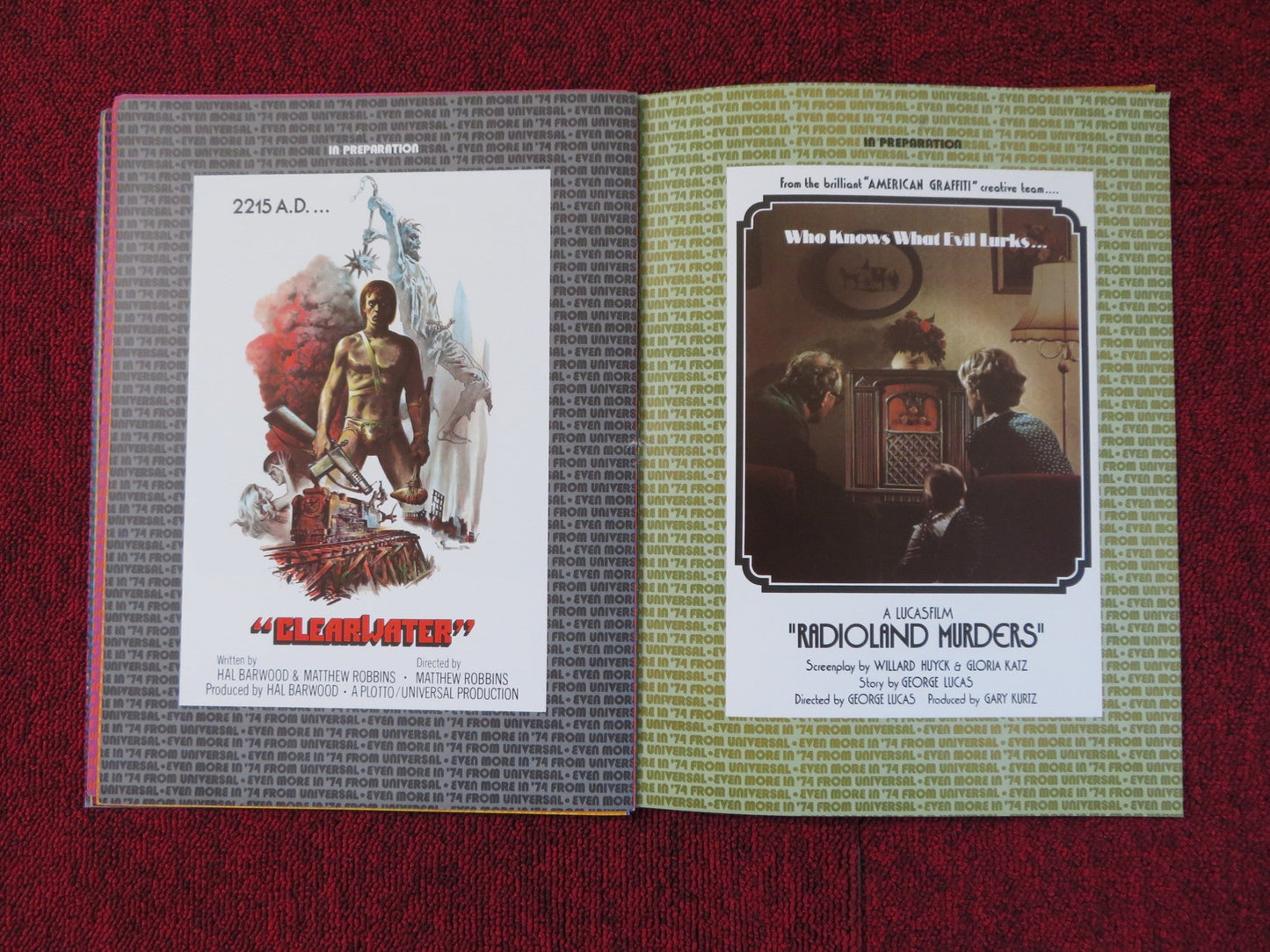 EVEN MORE IN '74... FROM UNIVERSAL - 1974 YEAR BOOK MCA UNIVERSAL PICTURES Rendezvous Cinema Movie posters