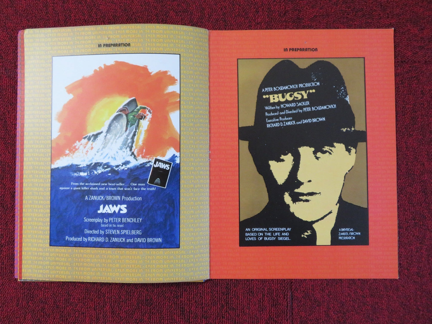 EVEN MORE IN '74... FROM UNIVERSAL - 1974 YEAR BOOK MCA UNIVERSAL PICTURES Rendezvous Cinema Movie posters