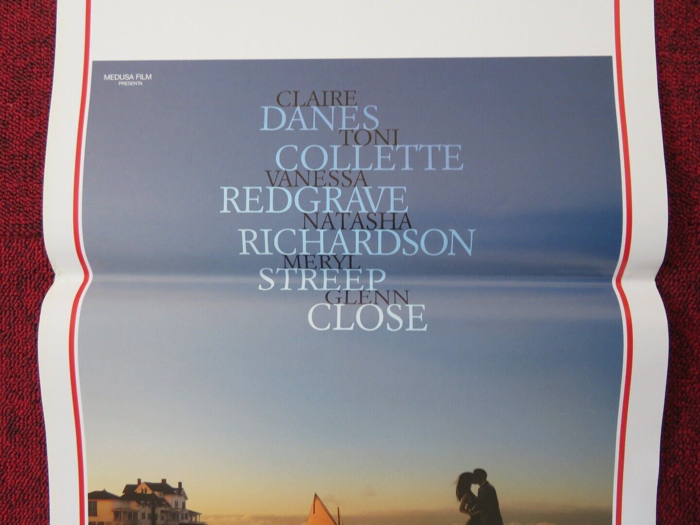 EVENING ITALIAN LOCANDINA (27.5"x13") POSTER VANESSA REDGRAVE 2008 Movie posters