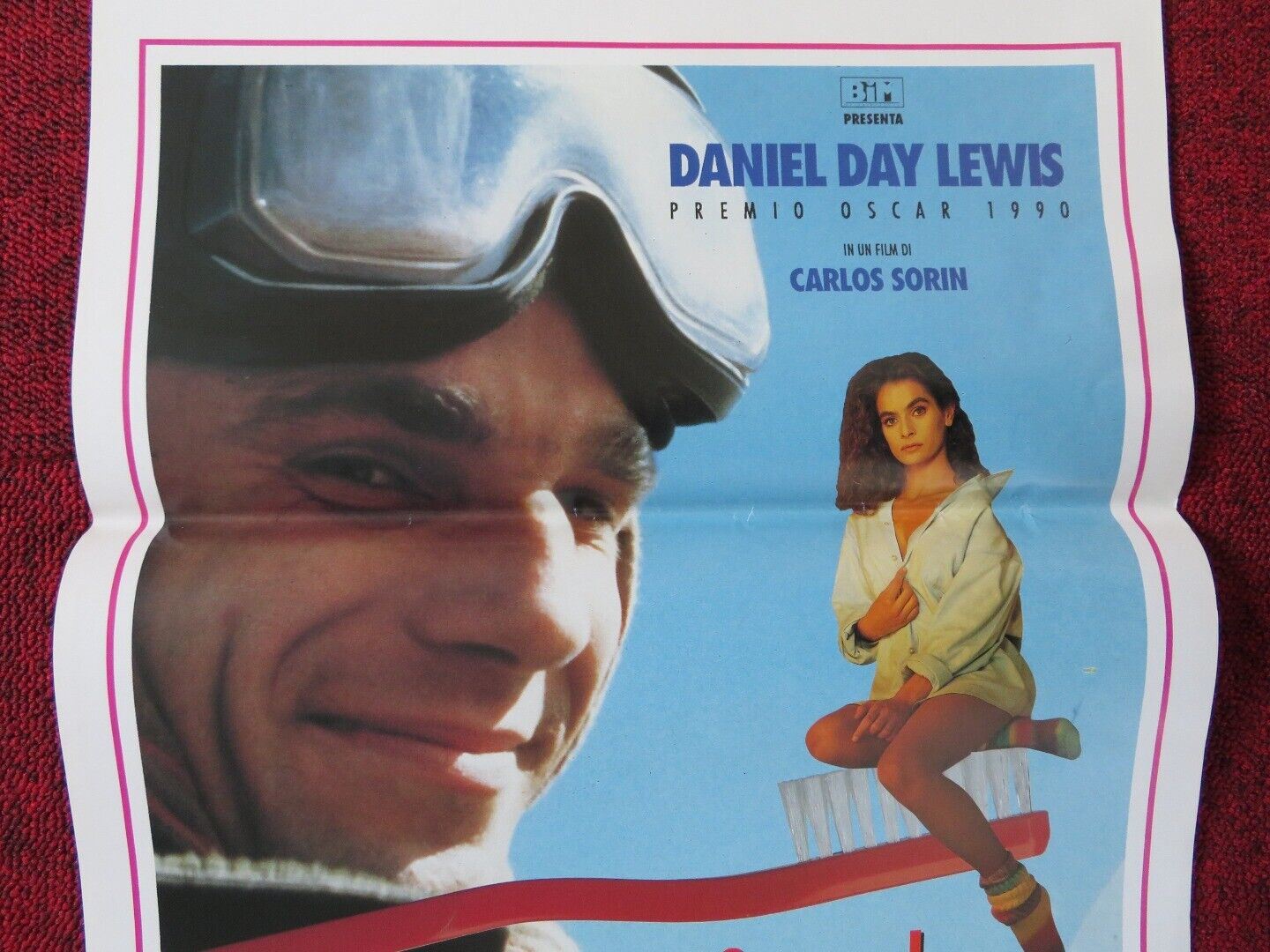 EVERSMILE NEW JERSEY ITALIAN LOCANDINA (27.5"x13") POSTER DANIEL DAY LEWIS 1990 Movie posters
