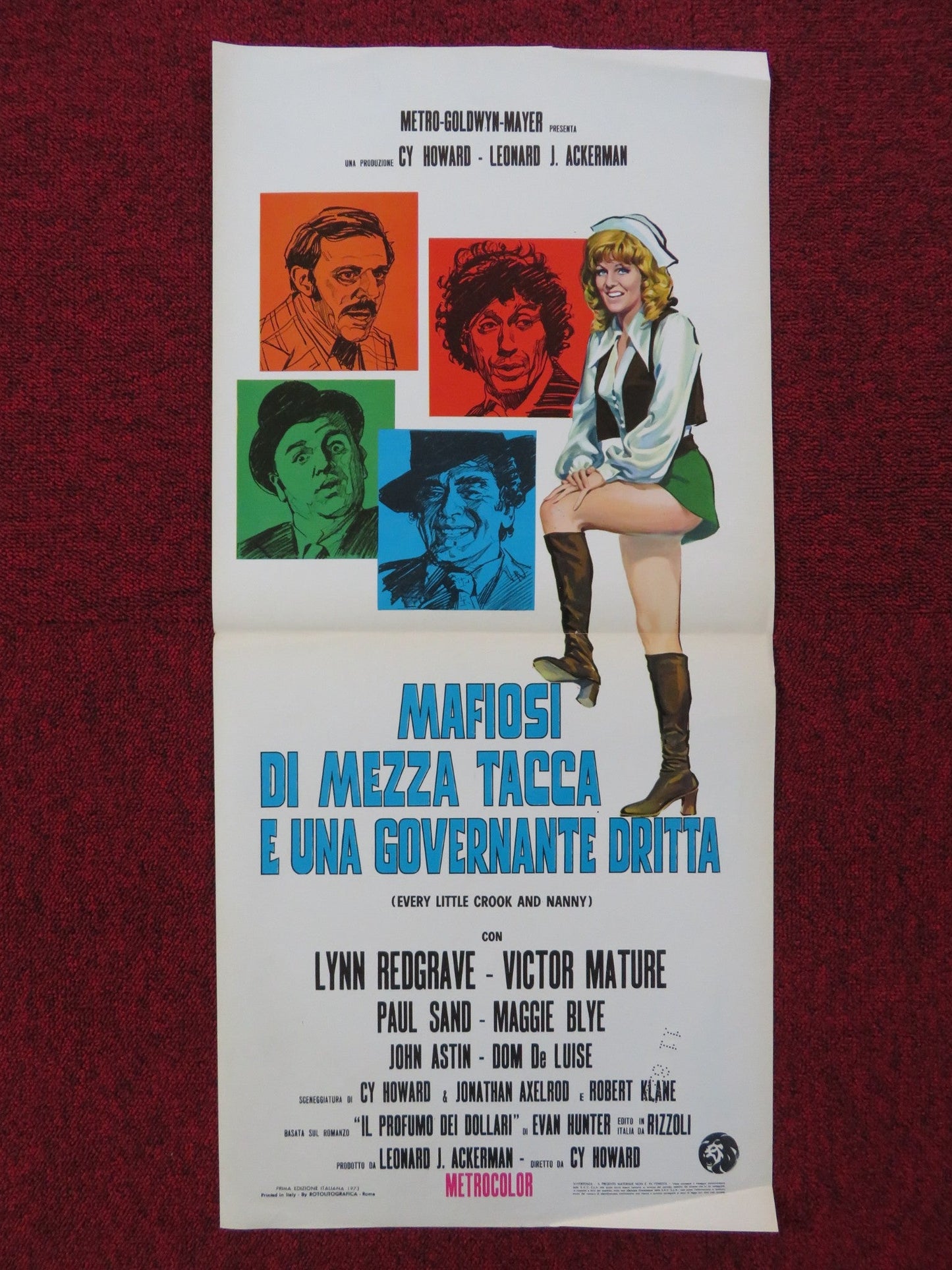 EVERY LITTLE CROOK AND NANNY ITALIAN LOCANDINA POSTER LYNN REDGRAVE MATURE 1973 Rendezvous Cinema Movie posters