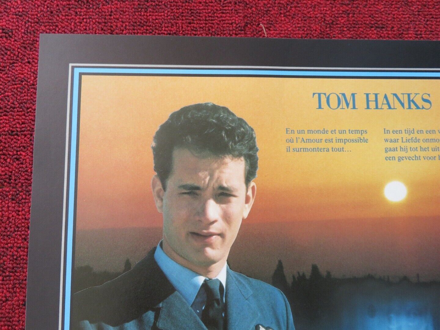 EVERY TIME WE SAY GOODBYE FRENCH (13.5"x 19") POSTER TOM HANKS MARSILLACH 1986 Movie posters
