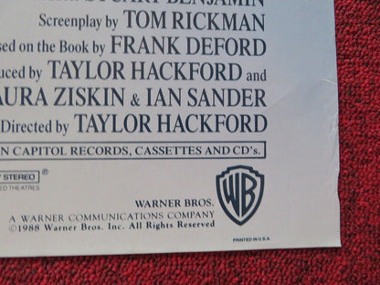 EVERYBODY'S ALL AMERICAN FOLDED US ONE SHEET POSTER JESSICA LANGE 1988 Movie posters