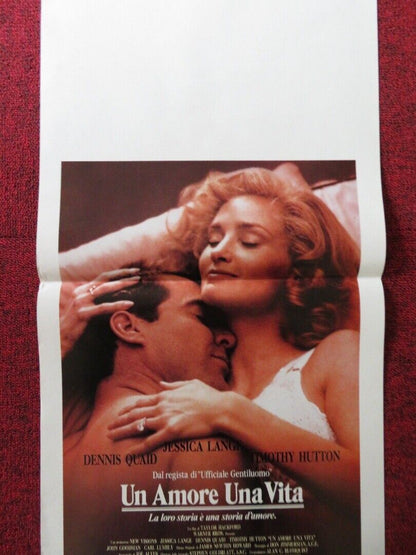 EVERYBODY'S ALL - AMERICAN ITALIAN LOCANDINA (27.5"x13") POSTER DENNIS QUAID '89 Movie posters