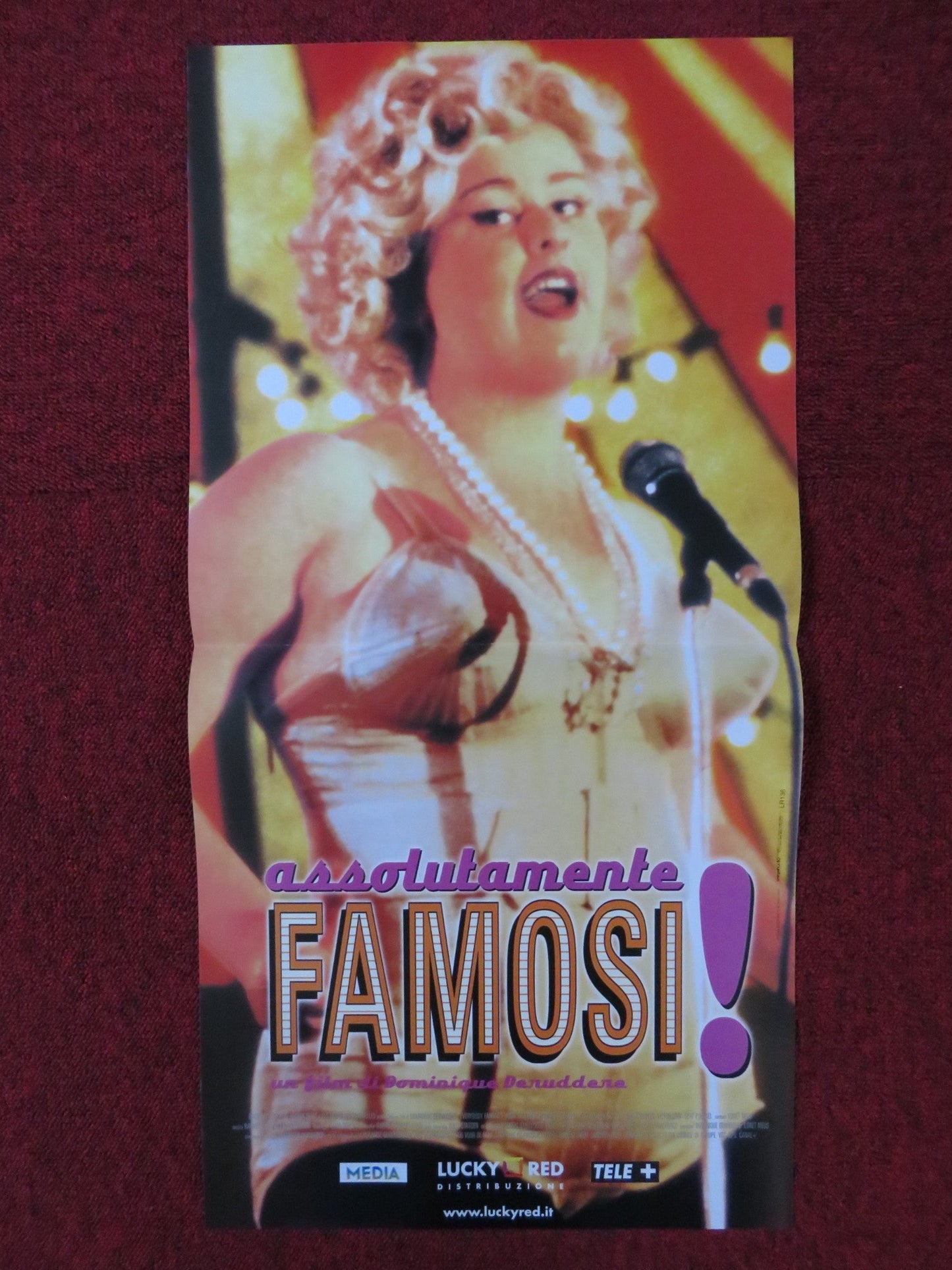 EVERYBODY'S FAMOUS! ITALIAN LOCANDINA POSTER JOSSE DE PAUW E. VAN DER GUCHT 2000 Rendezvous Cinema Movie posters