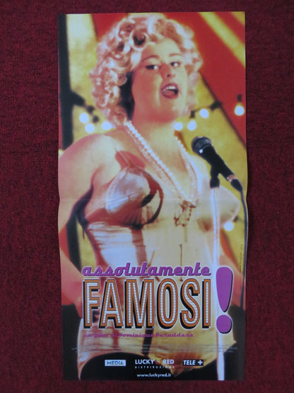 EVERYBODY'S FAMOUS! ITALIAN LOCANDINA POSTER JOSSE DE PAUW E. VAN DER GUCHT 2000 Rendezvous Cinema Movie posters