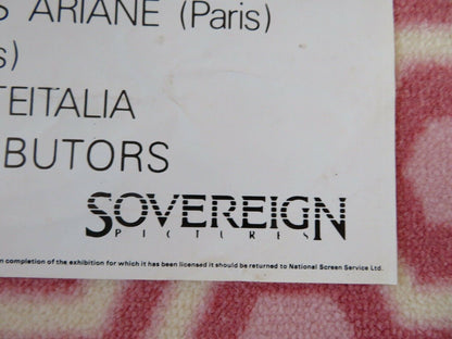 EVERYBODY'S FINE BRITISH QUAD (30" x 40") POSTER MARCELLO MASTROIANNI - Rendezvous Cinema