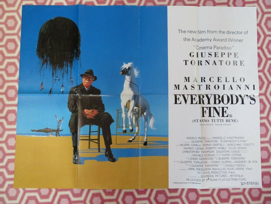 EVERYBODY'S FINE BRITISH QUAD (30" x 40") POSTER MARCELLO MASTROIANNI - Rendezvous Cinema