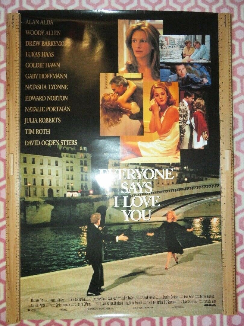EVERYONE SAYS I LOVE YOU US ONE SHEET ROLLED POSTER WOODY ALLEN 1996 Movie posters