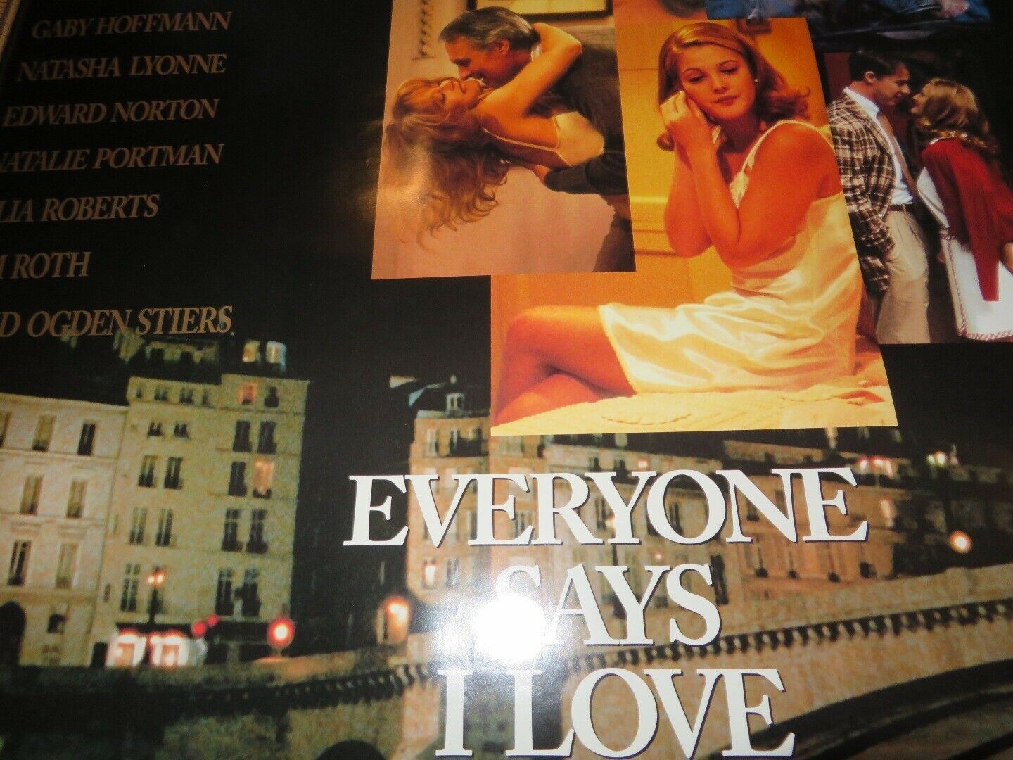 EVERYONE SAYS I LOVE YOU US ONE SHEET ROLLED POSTER WOODY ALLEN 1996 Movie posters