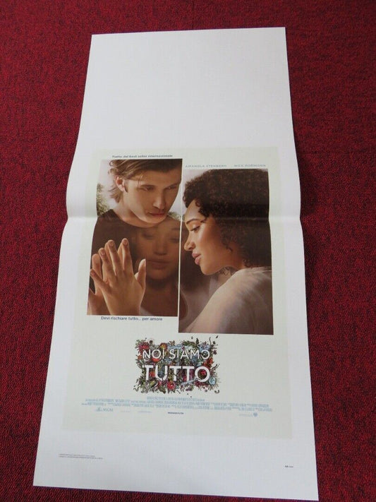 EVERYTHING, EVERYTHING ITALIAN LOCANDINA (27.5"x13") POSTER A STENBERG 2017 Movie posters