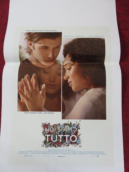 EVERYTHING, EVERYTHING ITALIAN LOCANDINA (27.5"x13") POSTER A STENBERG 2017 Movie posters