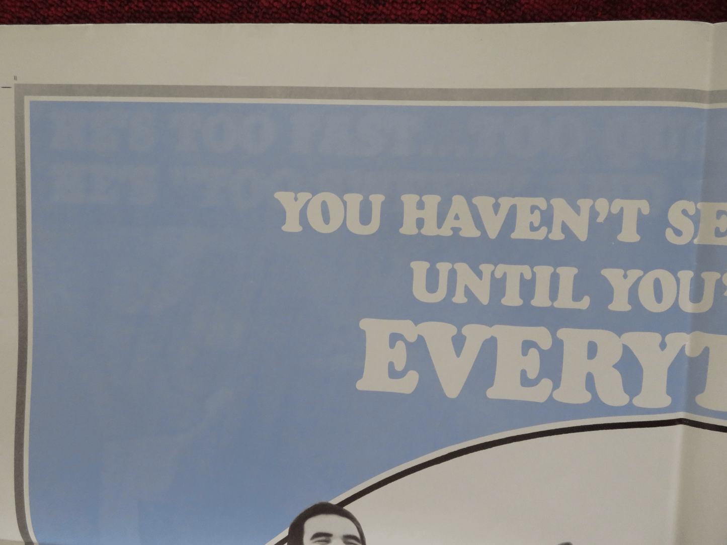 EVERYTHING YOU ALWAYS WANTED TO KNOW ABOUT SEX.. FOLDED US ONE SHEET POSTER 1972 Rendezvous Cinema Movie posters