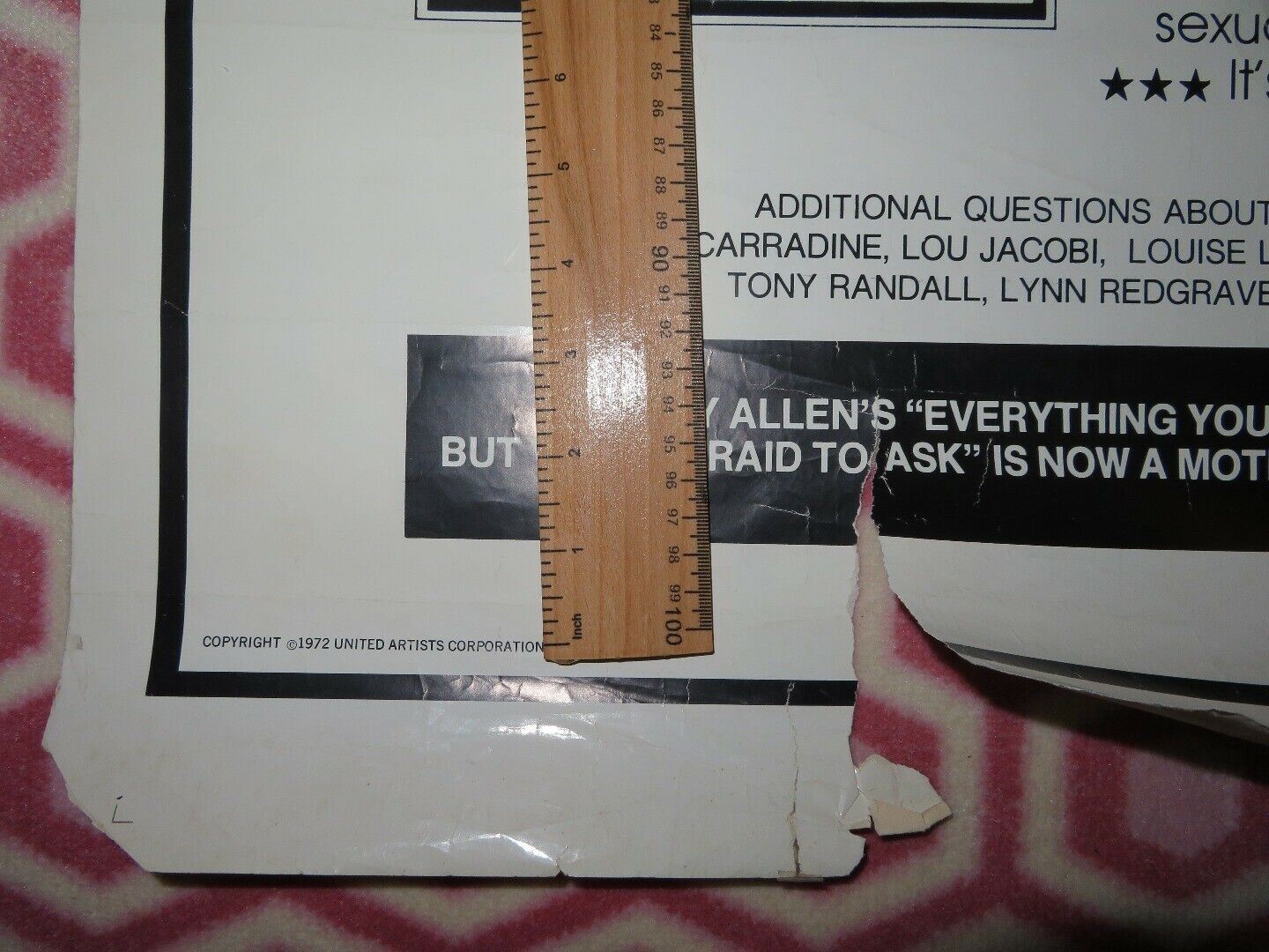 EVERYTHING YOU ALWAYS WANTED TO KNOW ABOUT SEX US ONE SHEET POSTER 1972 Movie posters