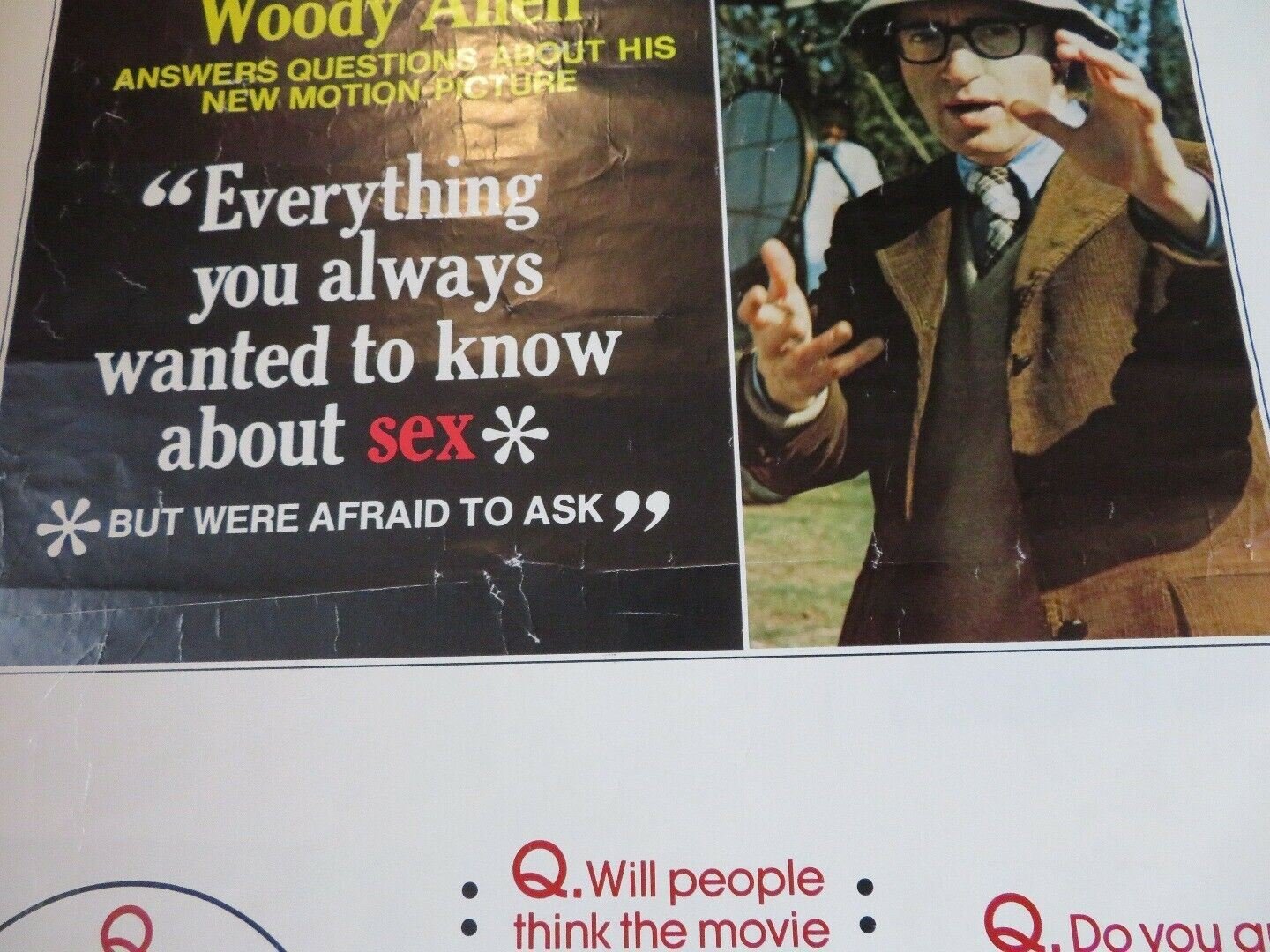 EVERYTHING YOU ALWAYS WANTED TO KNOW ABOUT SEX US ONE SHEET POSTER 1972 Movie posters