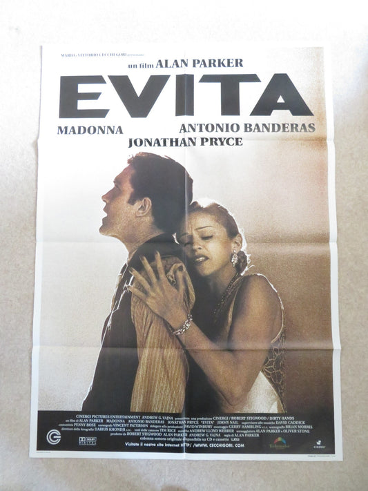 EVITA - B ITALIAN 2 FOGLIO POSTER MADONNA ANTONIO BANDERAS 1996 Rendezvous Cinema Movie posters