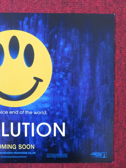 EVOLUTION UK MINI QUAD POSTER DAVID DUCHOVNY JULIANNE MOORE 2001 Rendezvous Cinema Movie posters