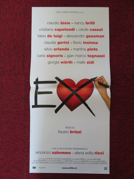 EX ITALIAN LOCANDINA POSTER CLAUDIA GERINI FLAVIO INSINNA 2009 Rendezvous Cinema Movie posters