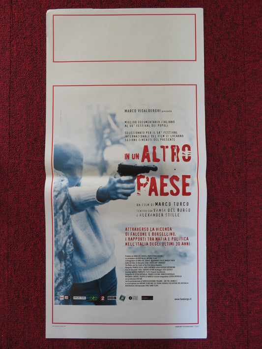 EXCELLENT CADAVERS ITALIAN LOCANDINA POSTER GIUSEPPE AYALA L. BATTAGLIA 2005 Rendezvous Cinema Movie posters