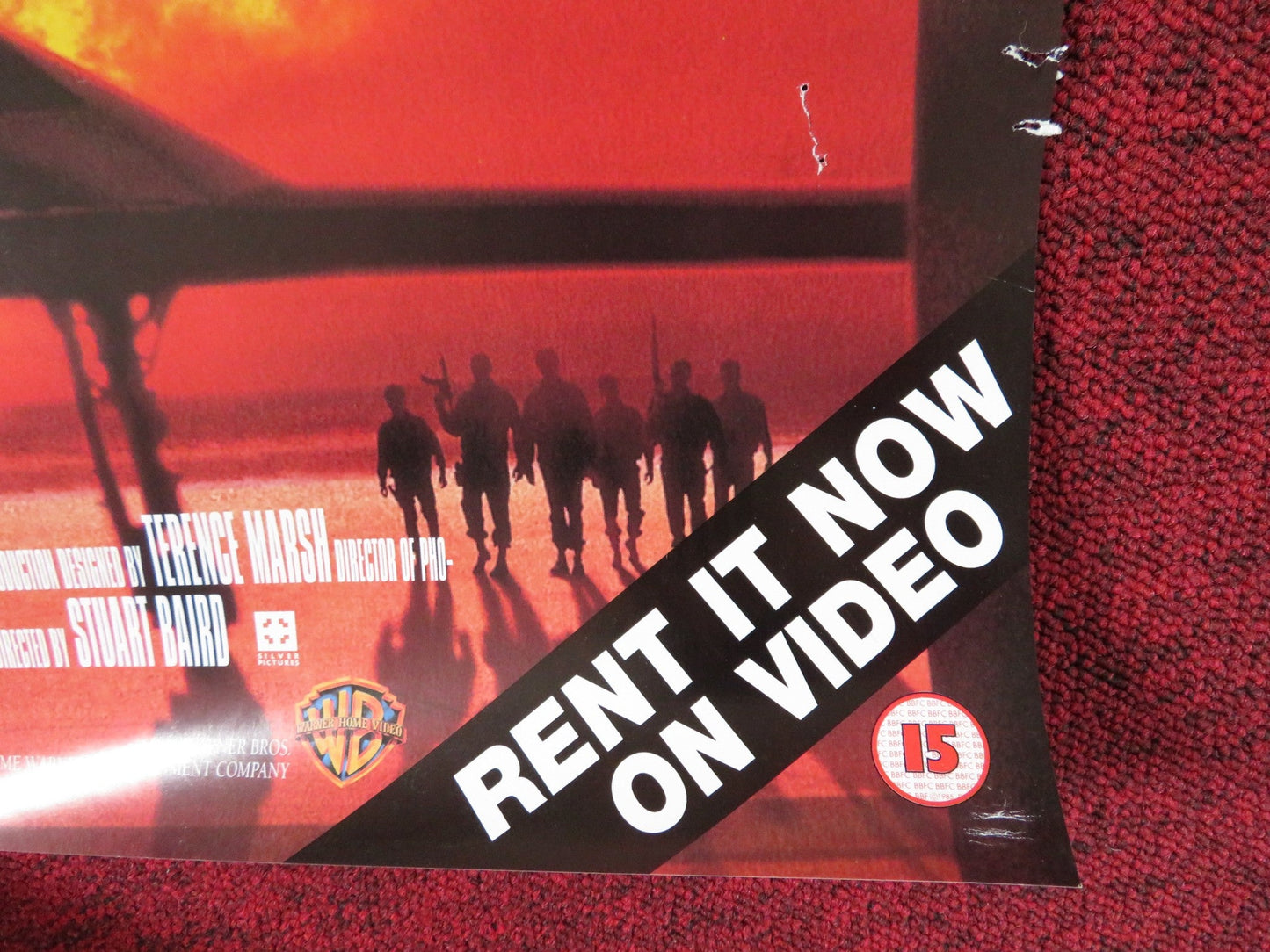 EXECUTIVE DECISION VHS POSTER KURL RUSSELL HALLE BERRY 1996 Rendezvous Cinema Movie posters