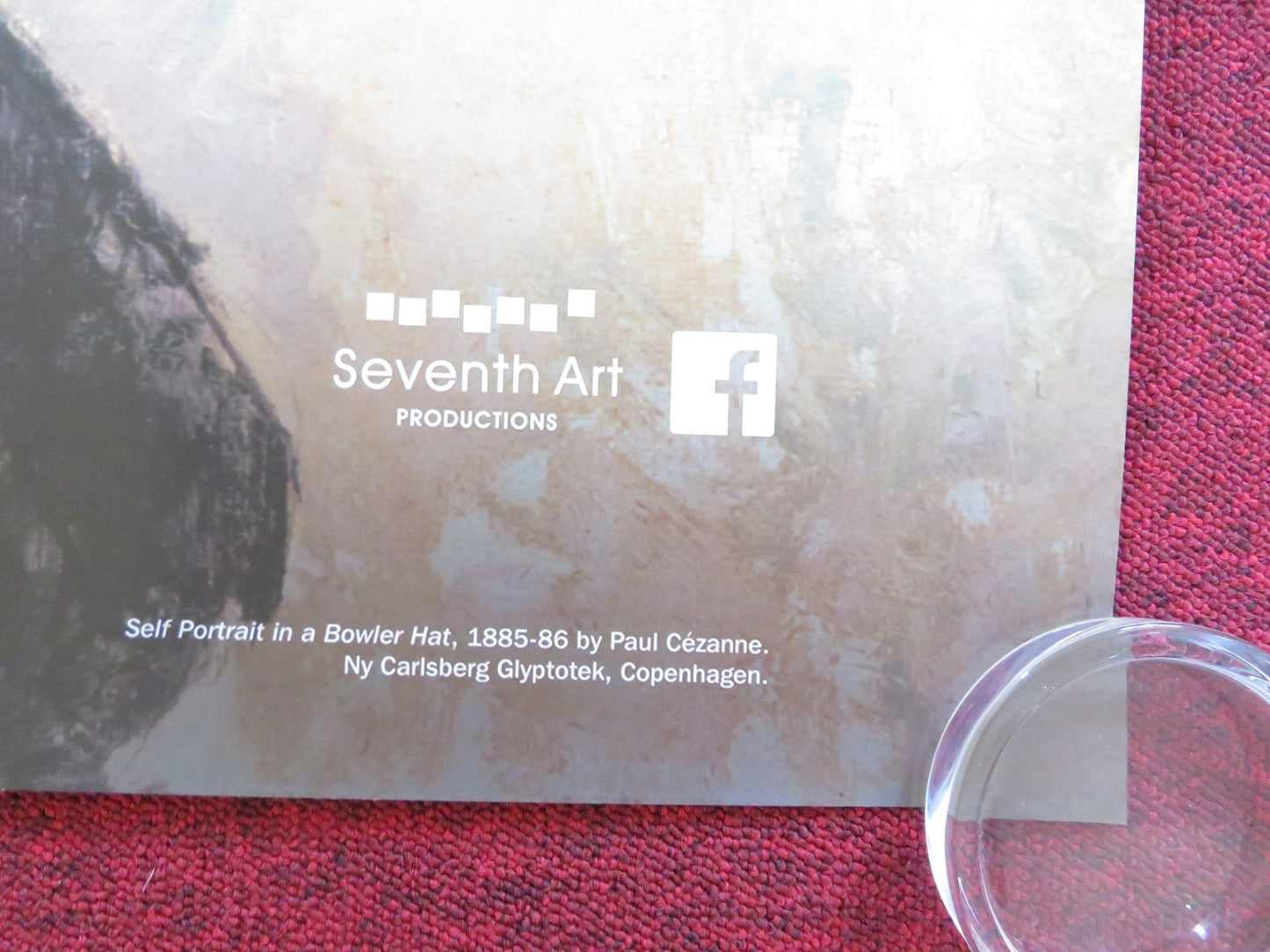 EXHIBITION ON SCREEN CEZANNE PORTRAITS OF A LIFE UK QUAD ROLLED POSTER 2018 Rendezvous Cinema Movie posters